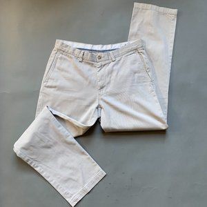 Polo Ralph Lauren 32 x 32 Cream Stretch Classic Fit Flex Cotton Chinos Pants